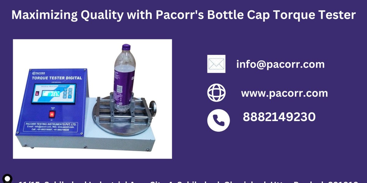 Maximizing Quality and Savings: An In-Depth Guide to Bottle Cap Torque Tester Prices at pacorr.com